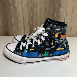 Converse Chuck Taylor All Star Gamer Hi Top Sneaker Kid's 4 Retro Video 670212F